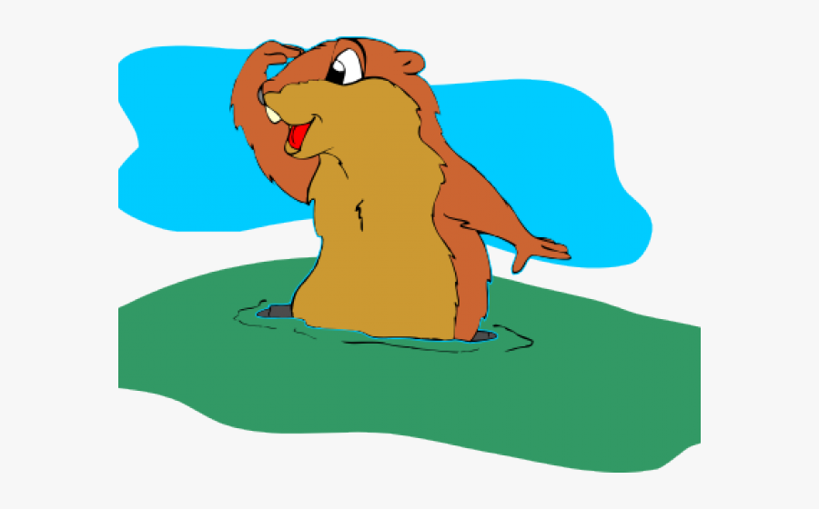 Groundhog Clipart Groundhog Burrow - Groundhog Day Clip Art, Transparent Clipart