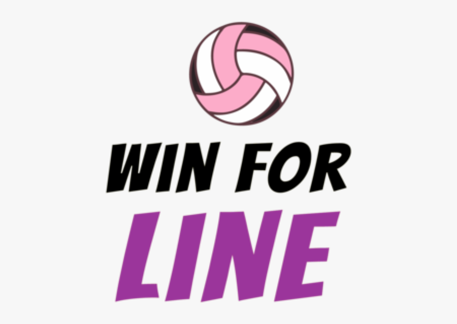 Win For Line Volleyball, Transparent Clipart
