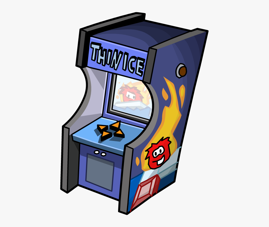 Thin Ice Machine - Club Penguin Arcade Machine, Transparent Clipart