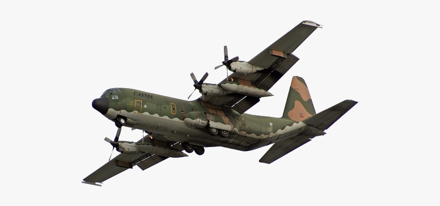 Military Transport Aircraft Propeller Lockheed C 130 - C130 Hercules Png, Transparent Clipart