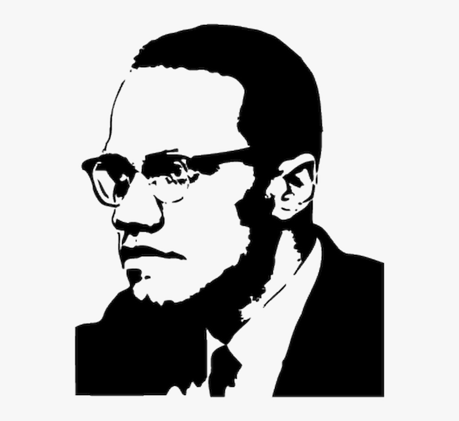 Malcolm X, Transparent Clipart
