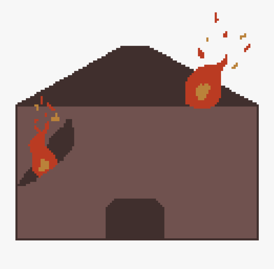 Background Burning House - Illustration, Transparent Clipart