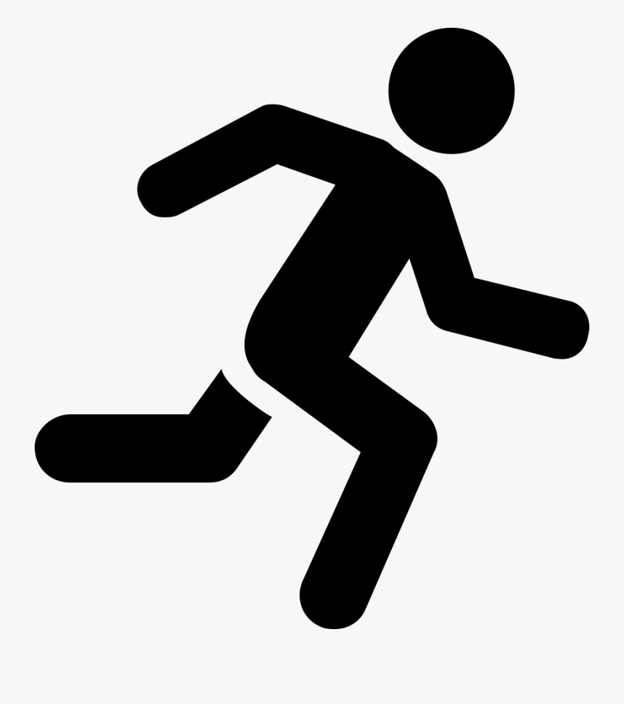 Running Man Icon Green , Transparent Cartoons - Running Man Png Icon, Transparent Clipart