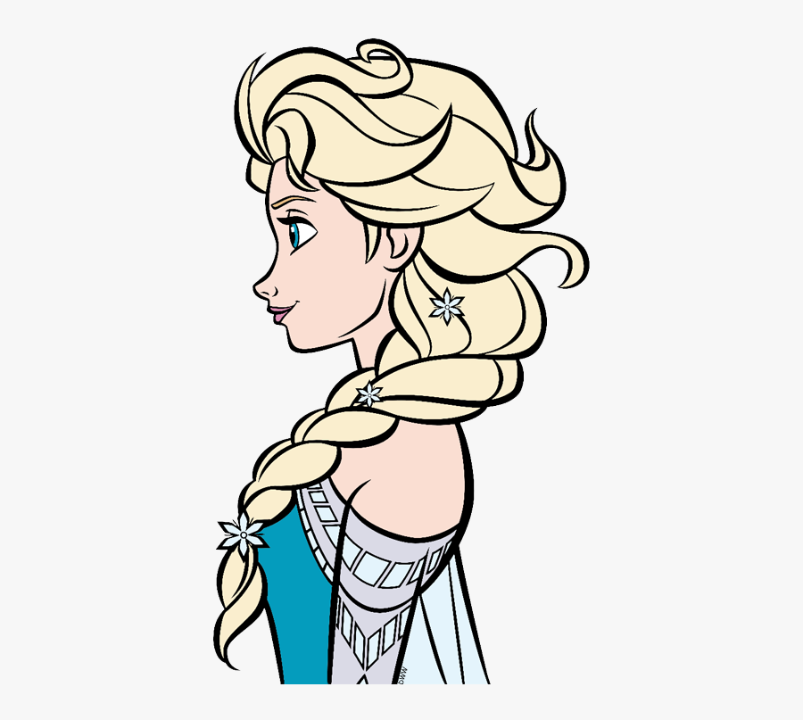 Frozen Clip Art Disney Clip Art Galore - Drawing Elsa Side View, Transparent Clipart