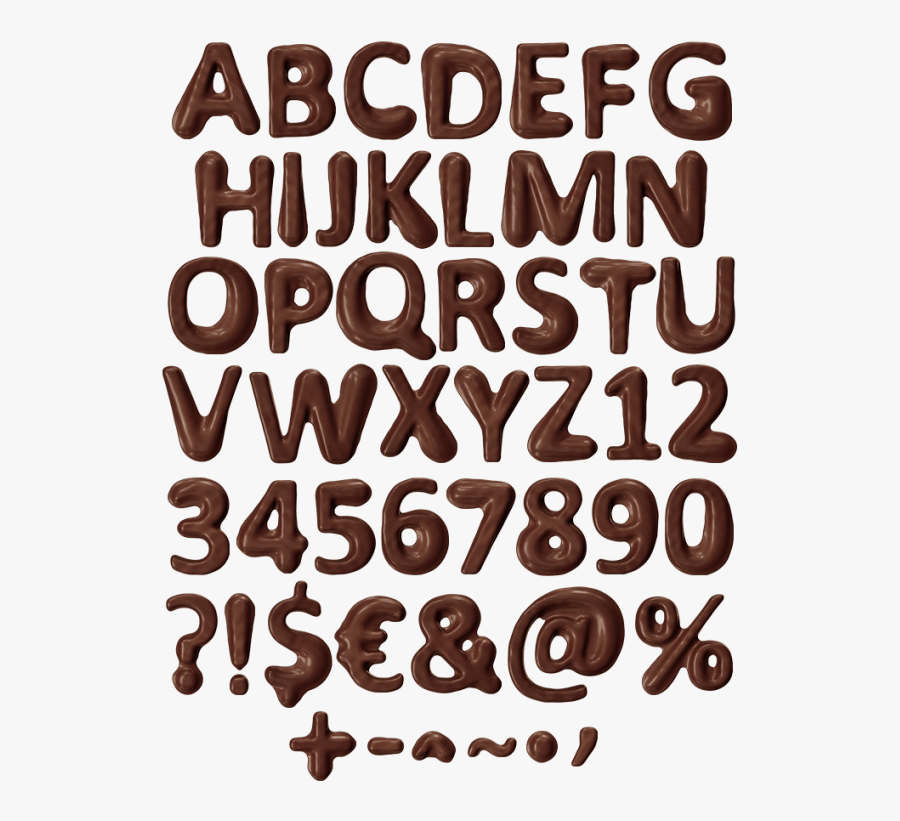 Choco Melt Sweet Font - Melting Font, Transparent Clipart