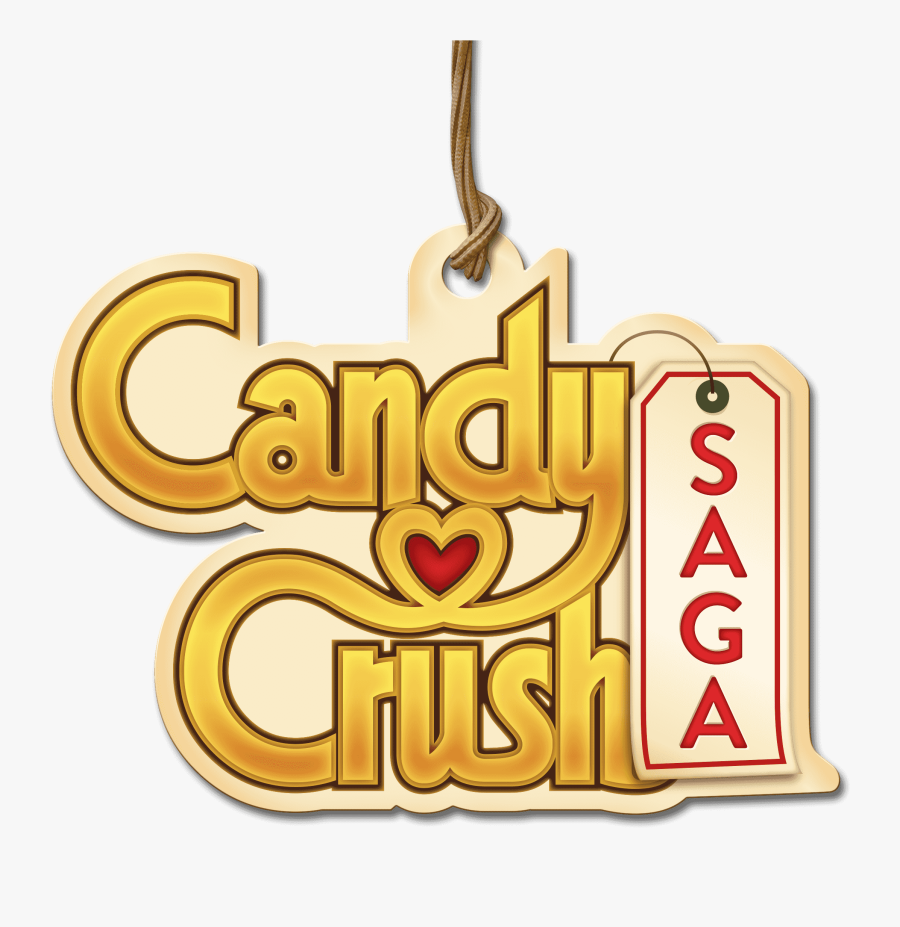 Candy Crush Saga Logo, Transparent Clipart