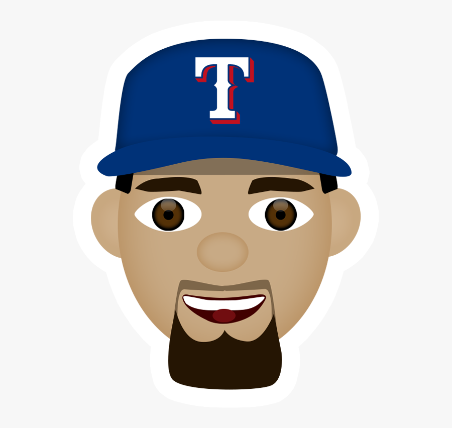 Texas Rangers Emoji, Transparent Clipart