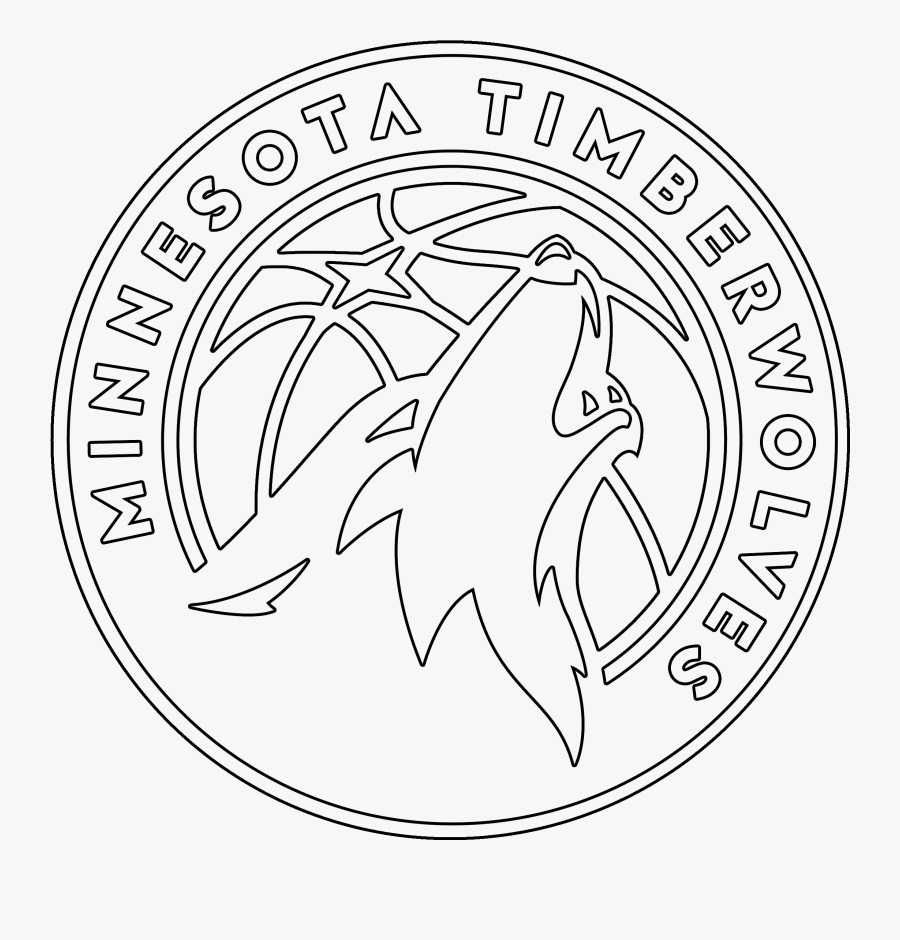 Minnesota Timberwolves Logo Png Transparent Amp Svg - Minnesota Timberwolves Logo Drawing, Transparent Clipart