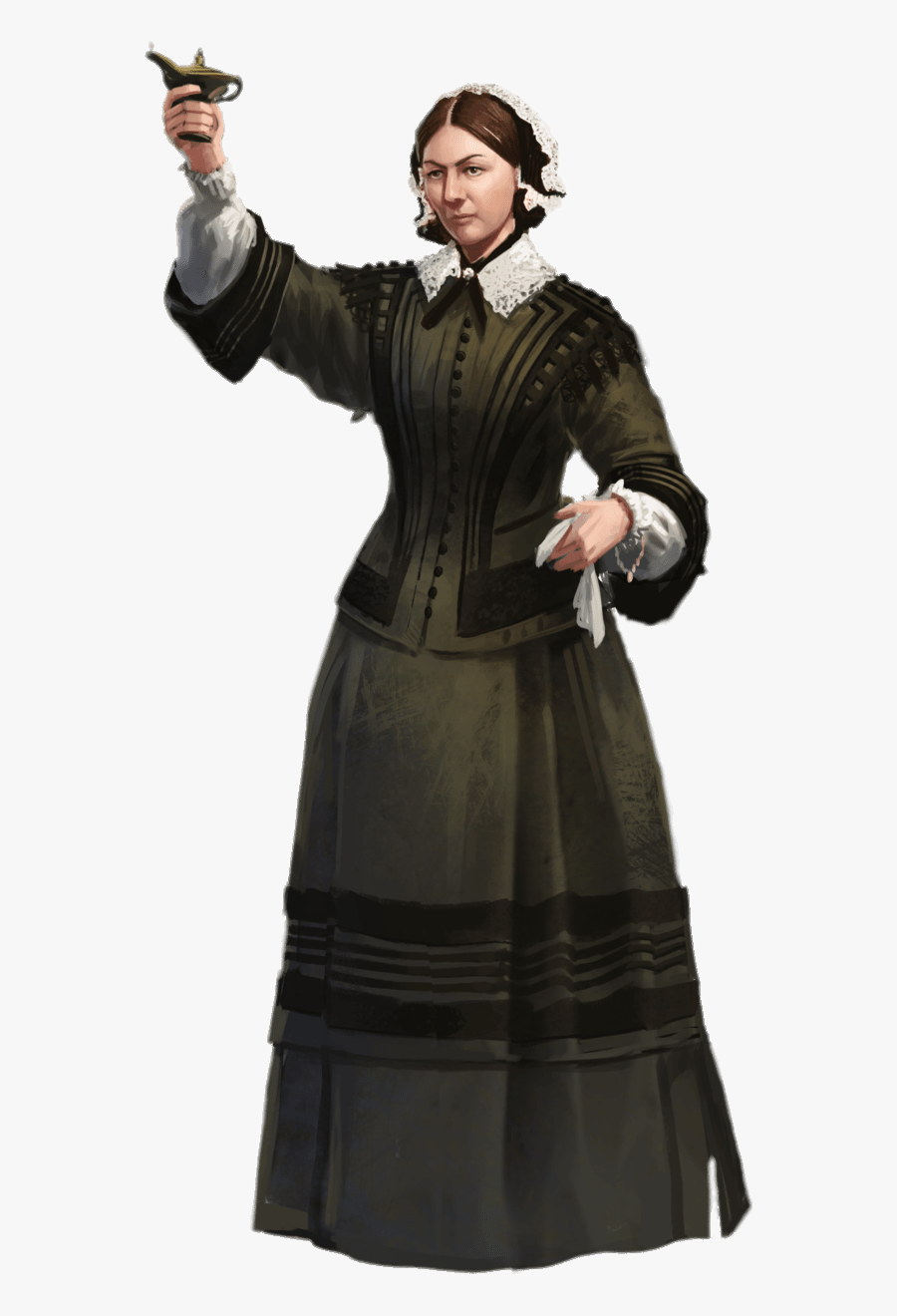 Florence Nightingale - Clip Art Florence Nightingale, Transparent Clipart