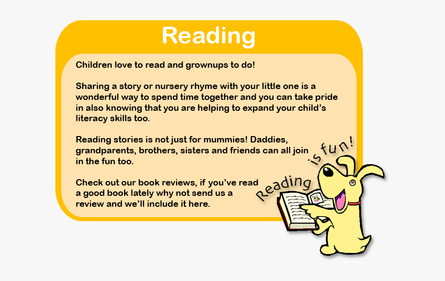 Reading Is Fun, Transparent Clipart