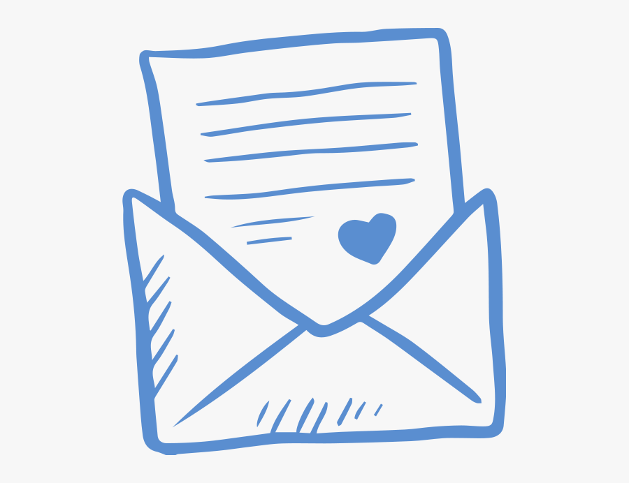 Letter - Email Icon White Png, Transparent Clipart