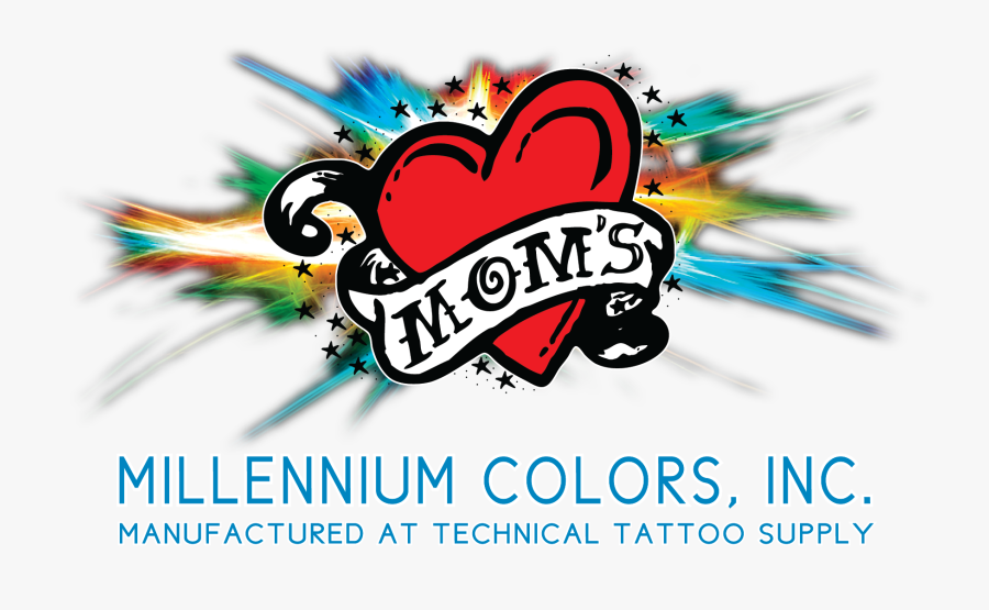 Moms Tattoo - Millennium Moms Tattoo Ink Logo, Transparent Clipart