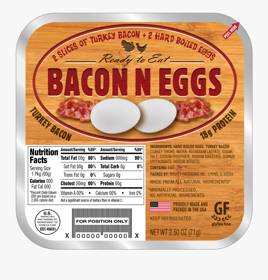 Cheesewich On Twitter - Cheesewich Bacon And Eggs, Transparent Clipart