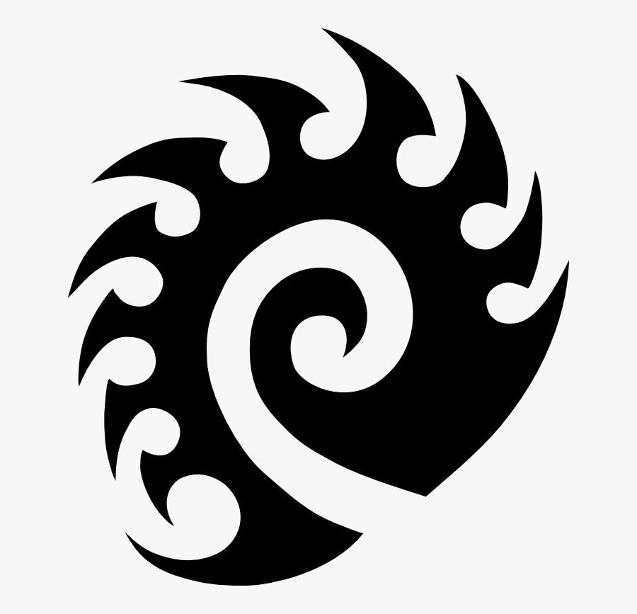 Blizzard Clipart Symbol - Starcraft Zerg Logo, Transparent Clipart