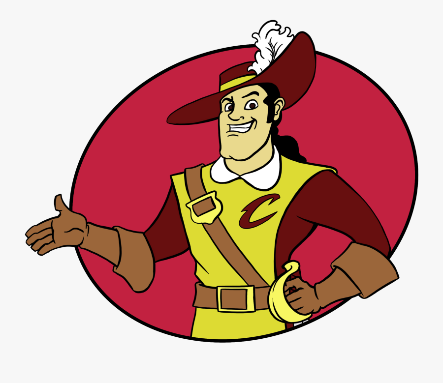 Clip Art Cleveland Cavalier Mascot - Cleveland Cavaliers Mascots Sir Cc, Transparent Clipart