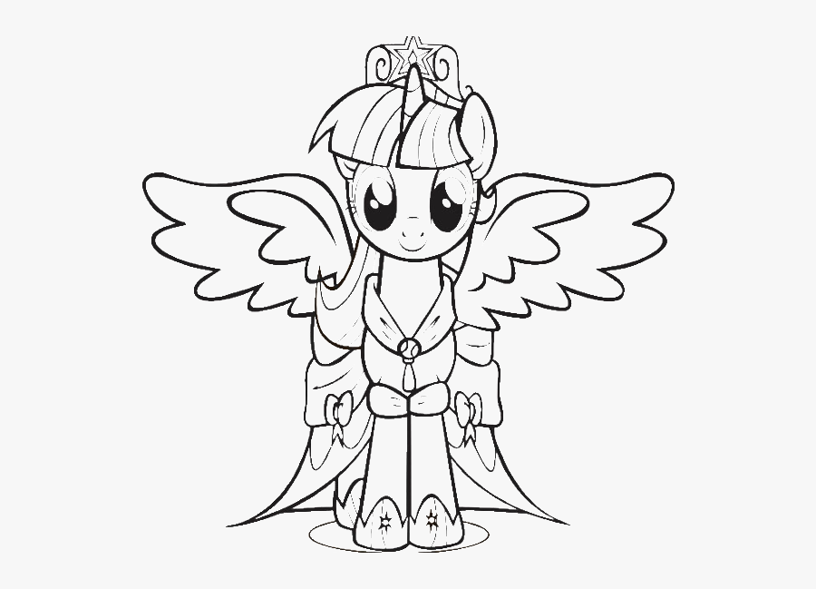 My Little Pony Coloring Pages Princess Twilight Sparkle My Little Pony Princess Twilight Sparkle Coloring Pages Free Transparent Clipart Clipartkey