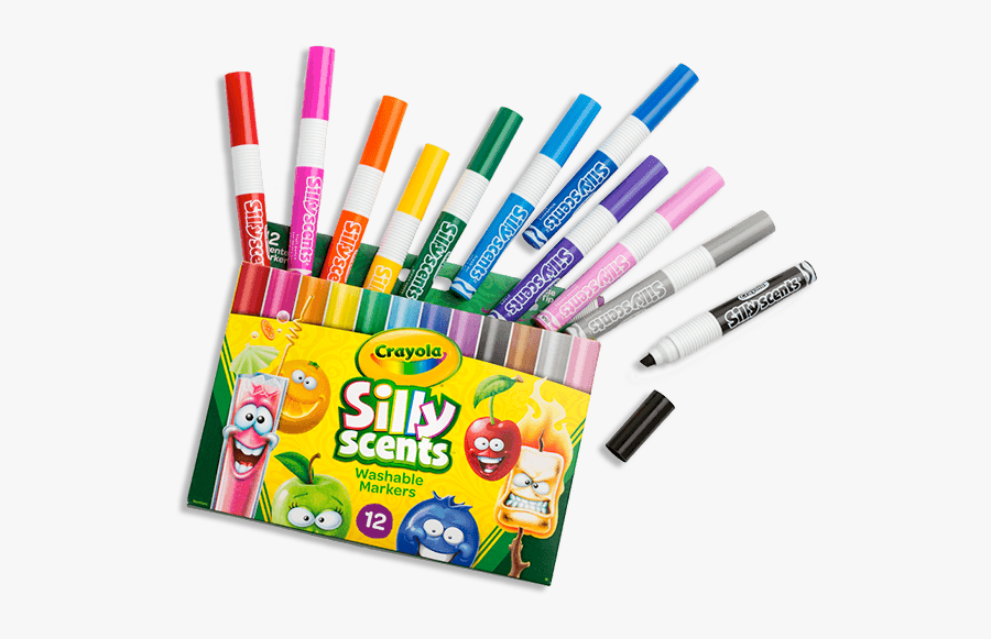 Paint Pens Top Four - Crayola Markers Png, Transparent Clipart