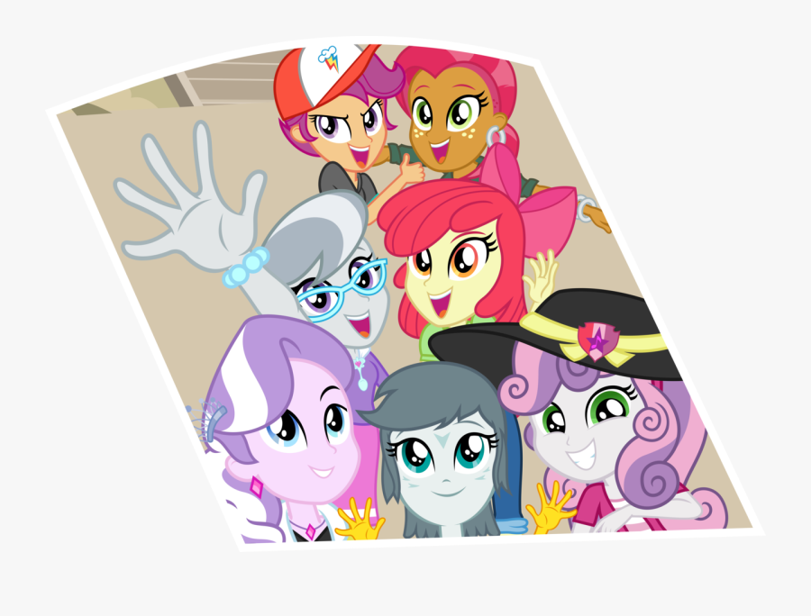 Equestria Girl Cutie Mark Crusaders, Transparent Clipart