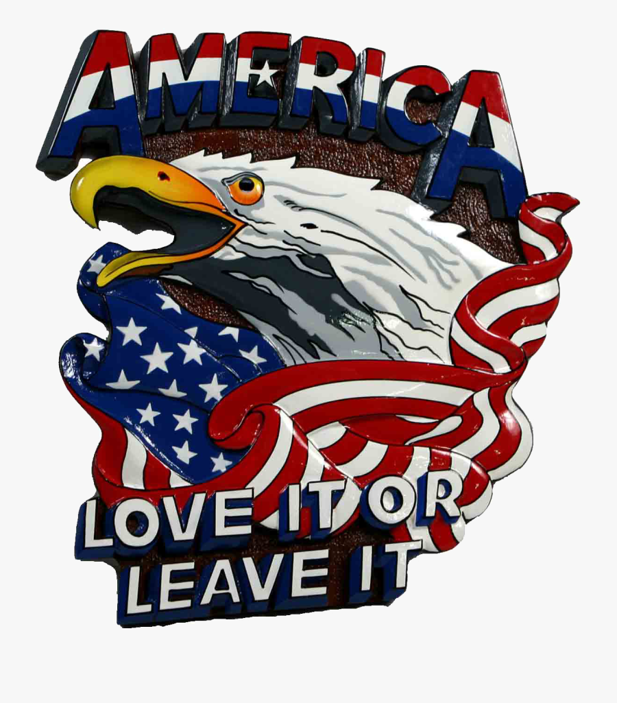 I Love America Png Download Image - America Love It Or Leave, Transparent Clipart