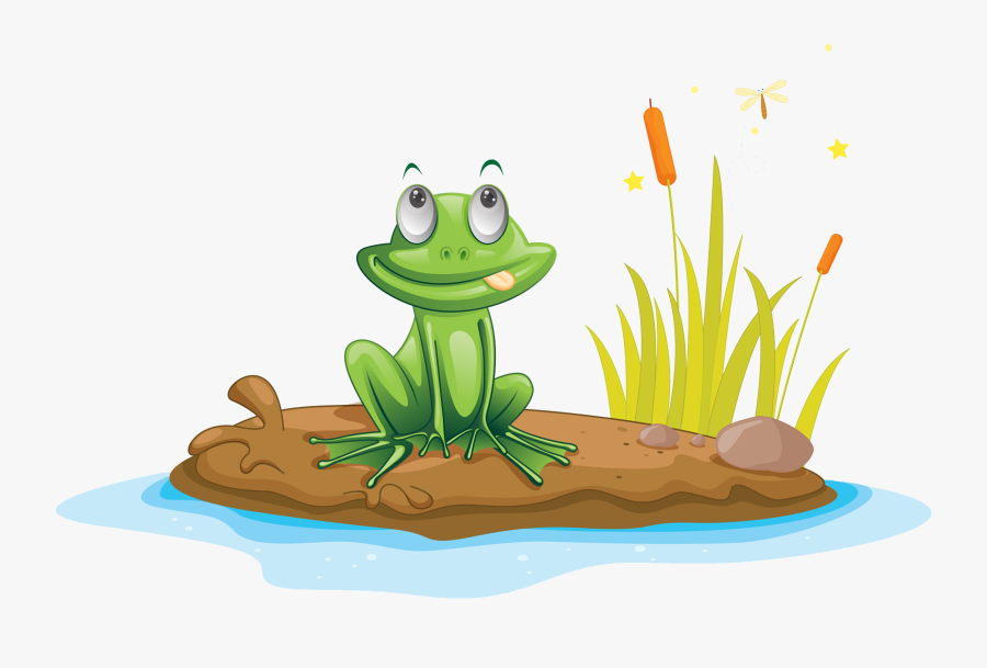 Michigan J Edible Illustration - Frog In Water Clipart, Transparent Clipart