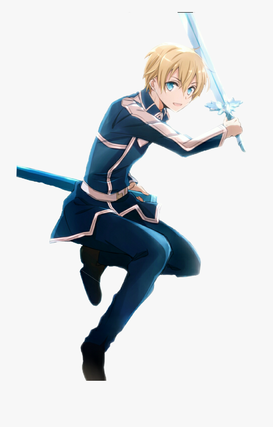 #eugeo #sao #animeboy #anime #boy #blond #blue #freetoedit - Sword Art Online Eugeo Png, Transparent Clipart