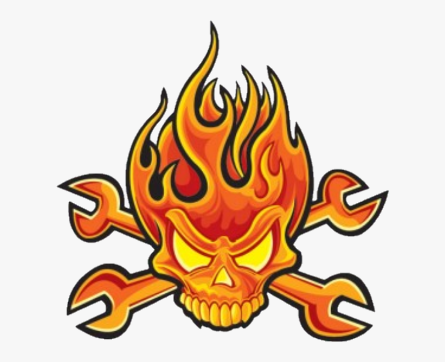 Transparent Fire Skull Png - Fire Skull Png, Transparent Clipart