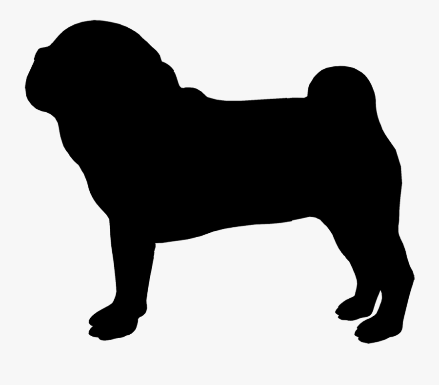 Dog Drawing At Getdrawings - Silhouette Pug Clipart , Free Transparent ...