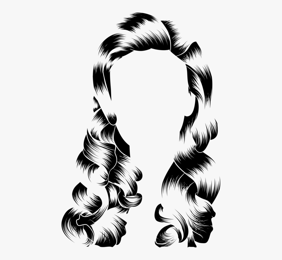Hairstyle,fashion Accessory,black Hair - Illustration, Transparent Clipart