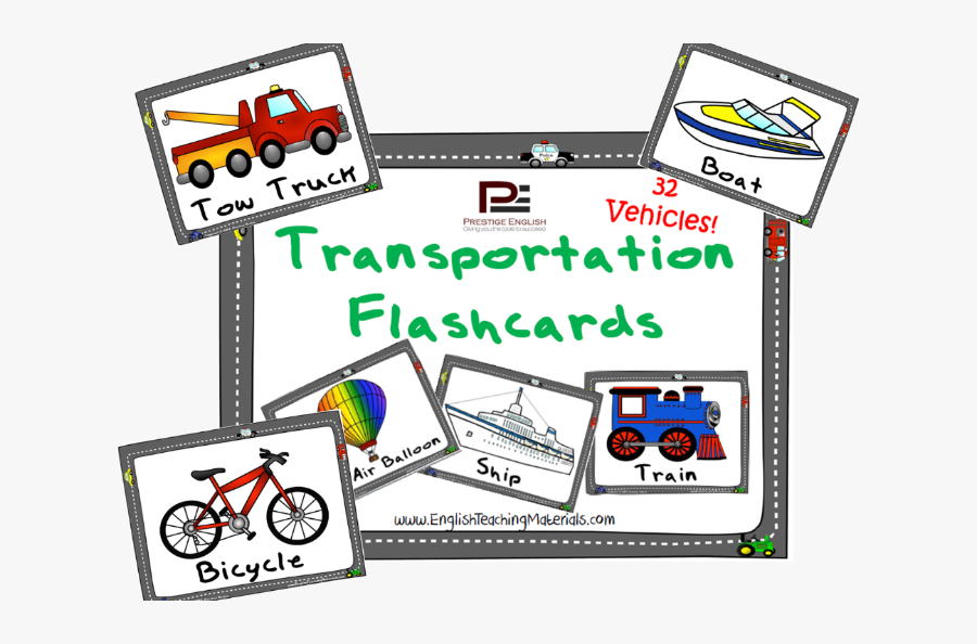 Free Means Of Transportation Flash Cards, Transparent Clipart