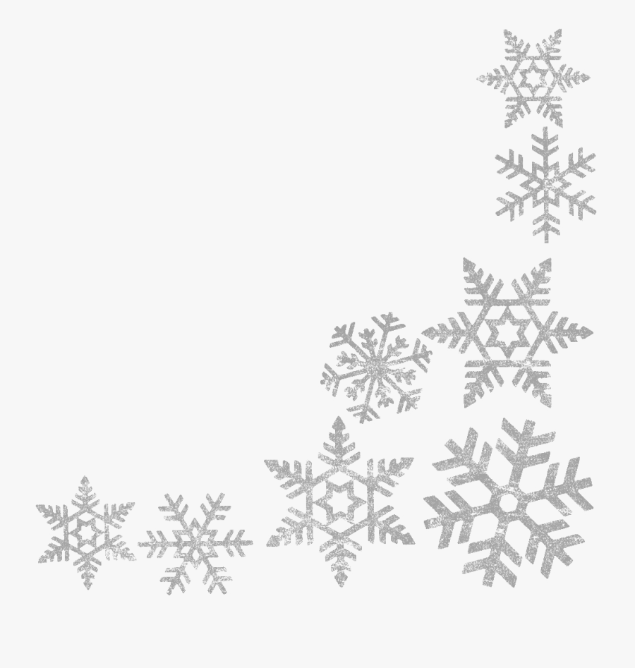 Transparent Background Snowflake Frame, Transparent Clipart