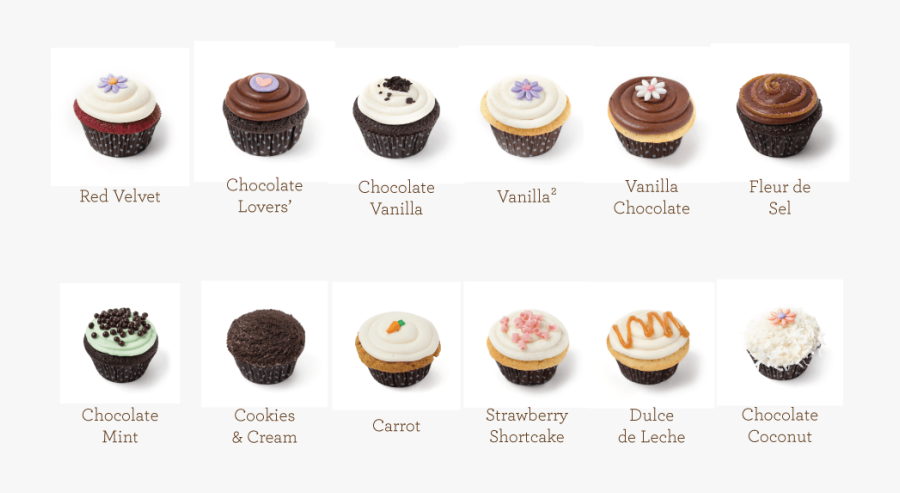Dots Cupcakes Baked Fresh - Cupcake Flavors, Transparent Clipart