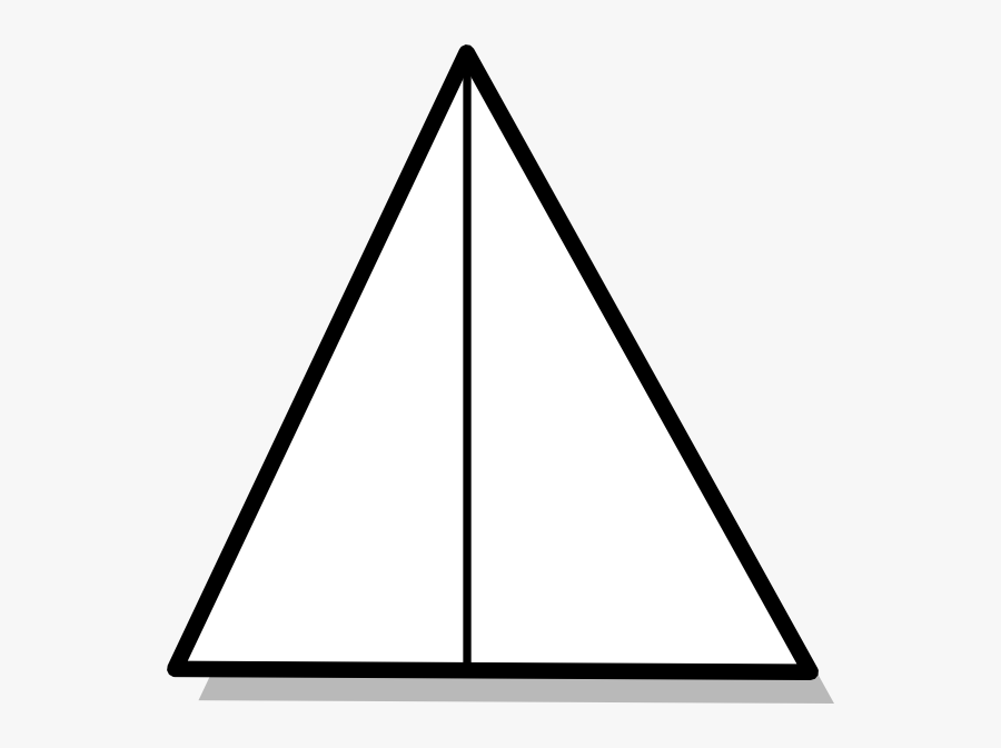 Triangle Shape Black Background, Transparent Clipart