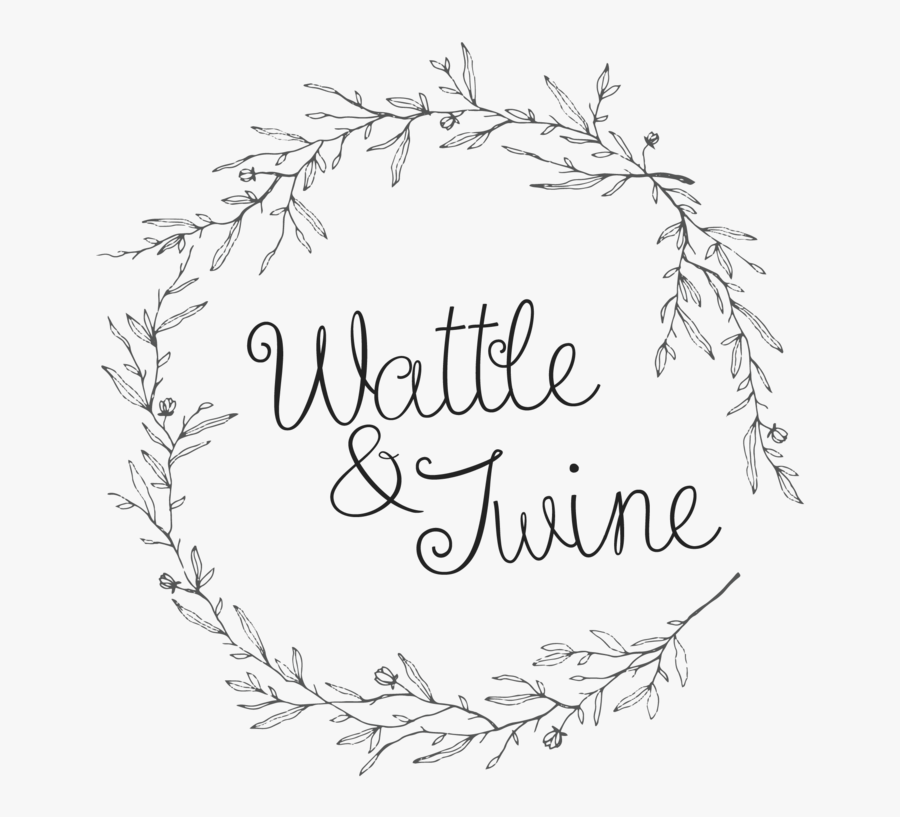 Wattle & Twine - Single Line Drawing Wattle , Free Transparent Clipart ...