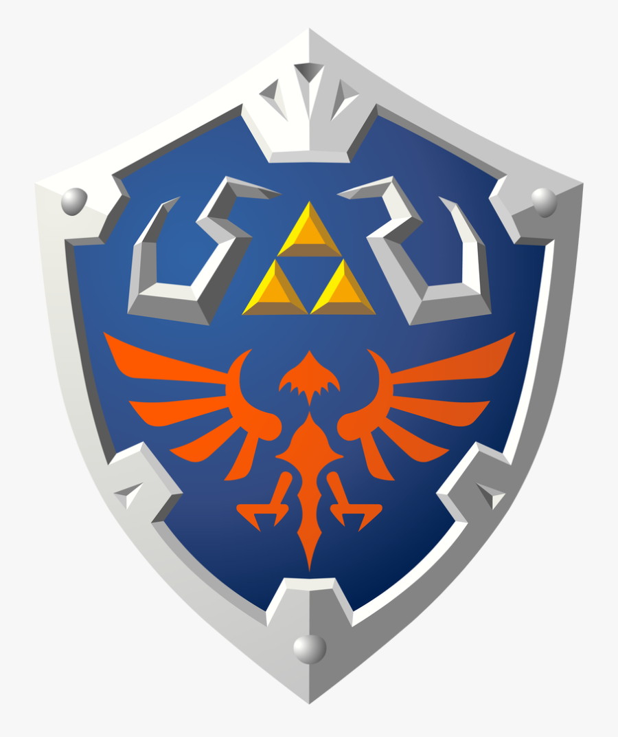 Zelda Hylian Shield And Master Sword, Transparent Clipart