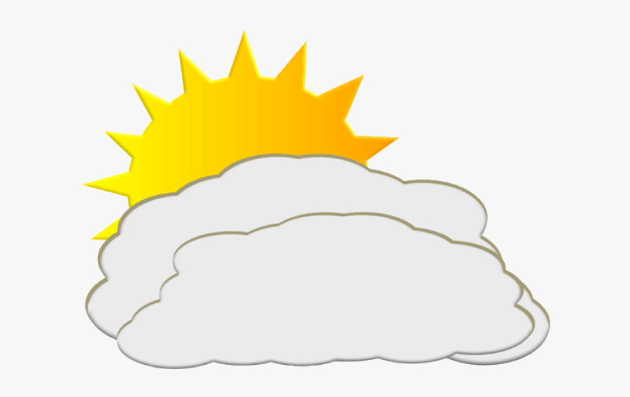 Free Download Partly Cloudy Weather Gif Clipart Weather - Partly Cloudy Symbol, Transparent Clipart