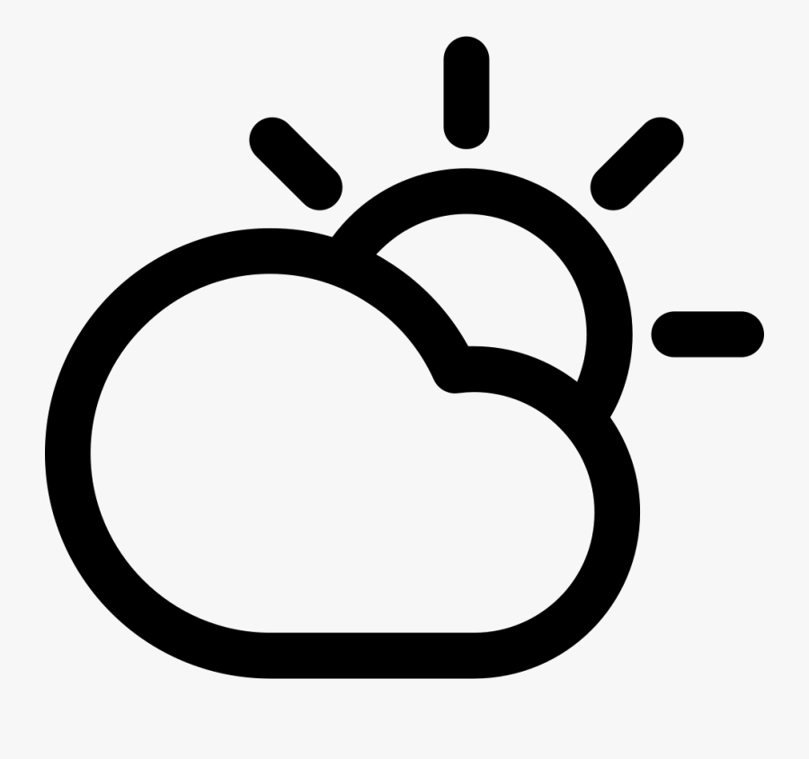 Hk Cloudy Comments - Sun Icon Png Transparent, Transparent Clipart