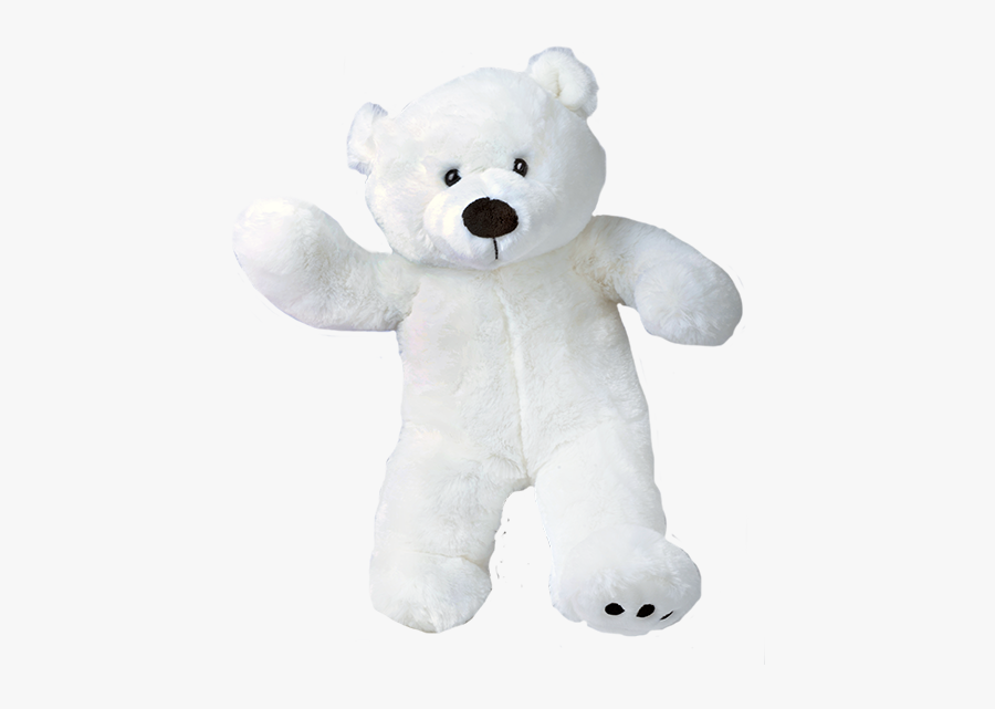 Transparent Paw Polar Bear - White Teddy Bear Png, Transparent Clipart