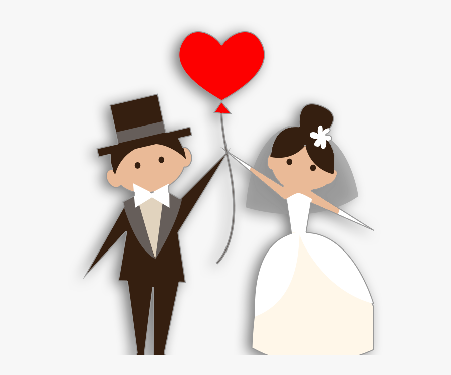Png Bride And Groom, Transparent Clipart