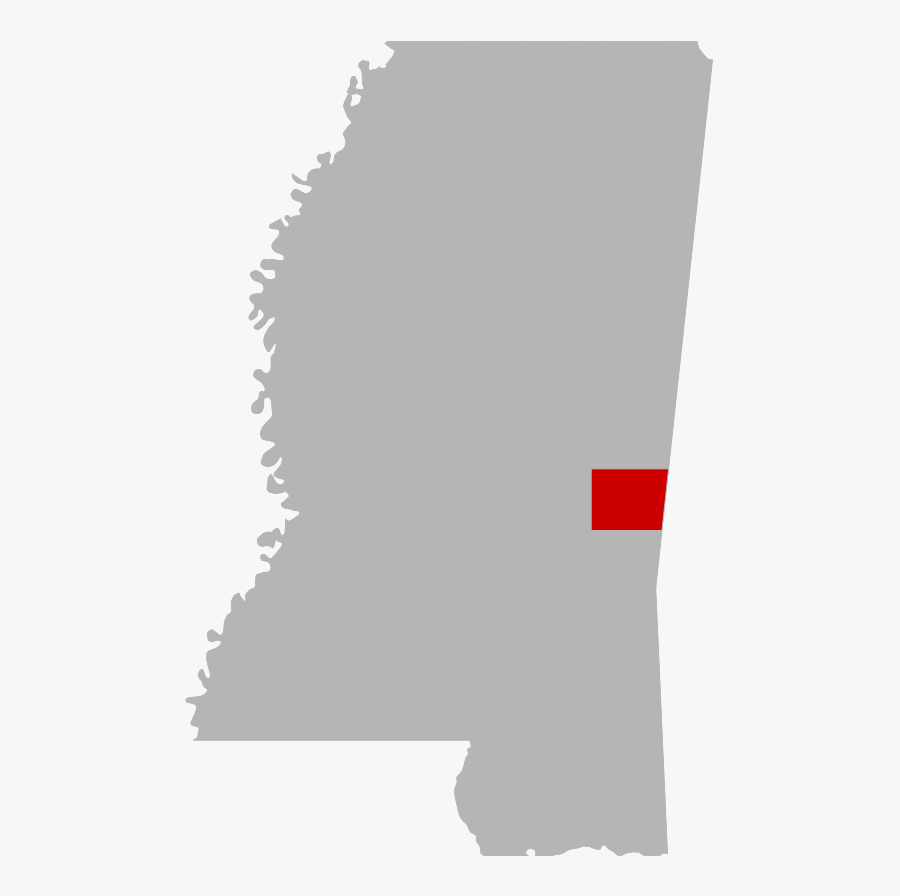 Lauderdale County, Ms - Map Of Mississippi, Transparent Clipart