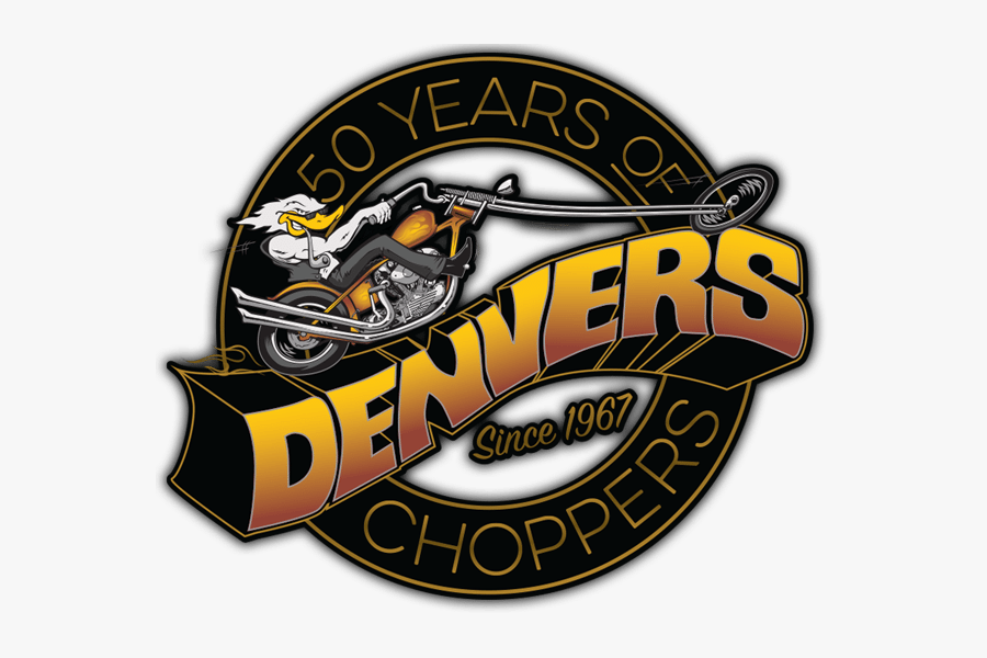 Denver’s Choppers 50th Anniversary - Illustration, Transparent Clipart