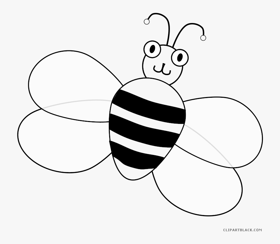 Honey Bee Clip Art The Buzzing Bee Vector Graphics - Cartoon Animals With Wings, Transparent Clipart