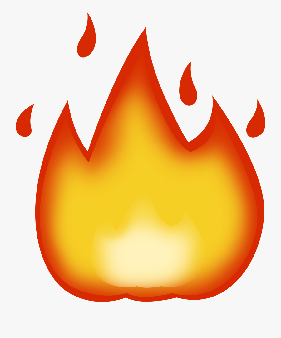 Collection Of Free Transparent Flames Fire Emoji - Transparent Fire Emoji, Transparent Clipart