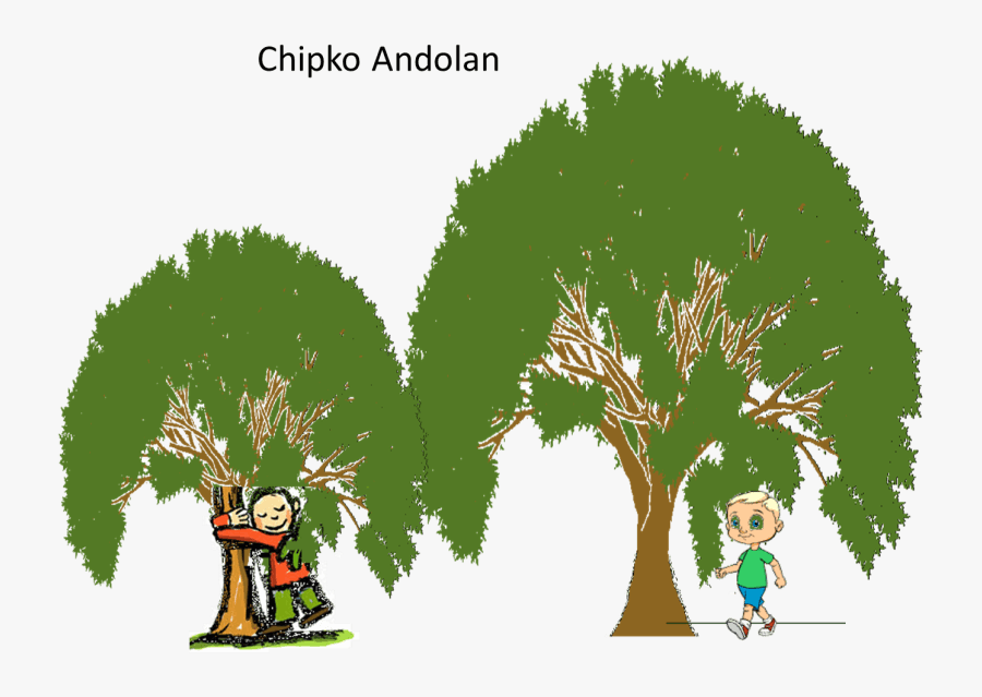 Chipko Andolan Image - Illustration, Transparent Clipart