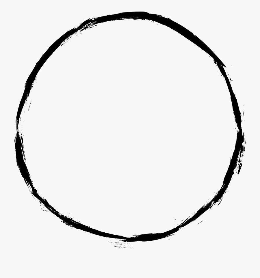 Black Circle Outline Png, Transparent Clipart