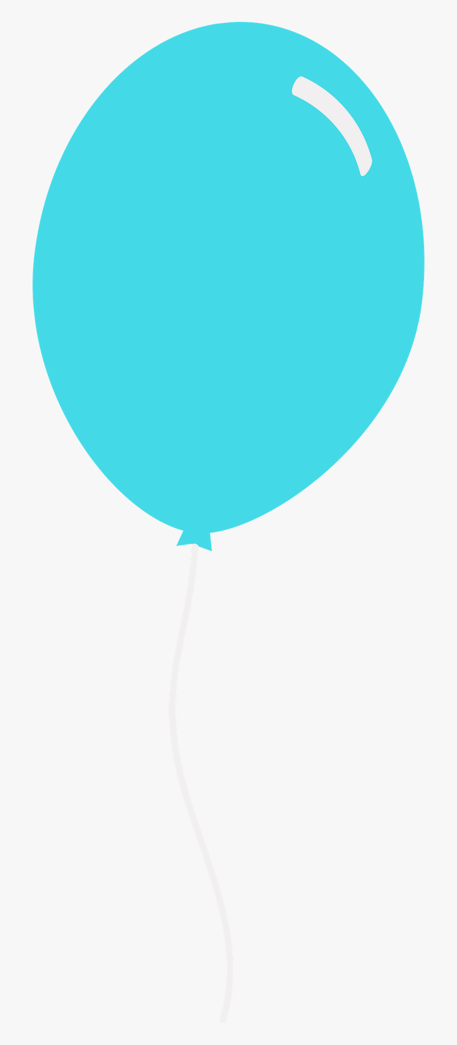 Cyan Balloon Free Download - Balloon, Transparent Clipart