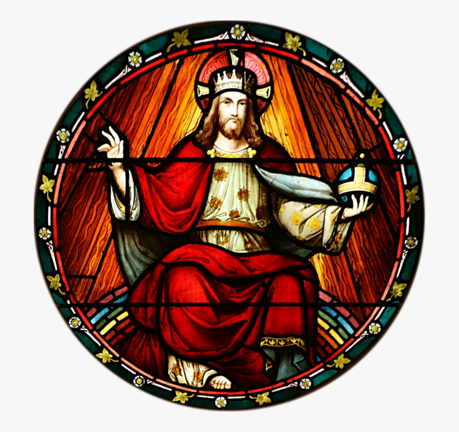 Christ The King Stained Glass, Transparent Clipart