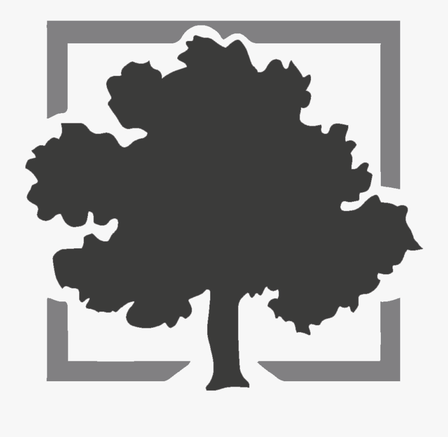 Oak Tree Silhouette Png, Transparent Clipart