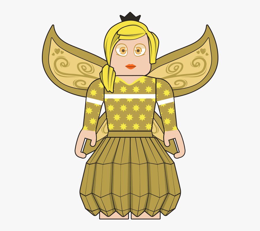 Golden Tech Fairy - Cartoon, Transparent Clipart