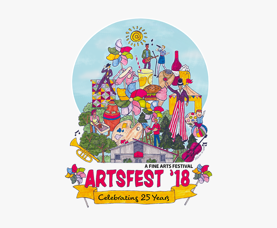 Fine Arts Fest Logo, Transparent Clipart