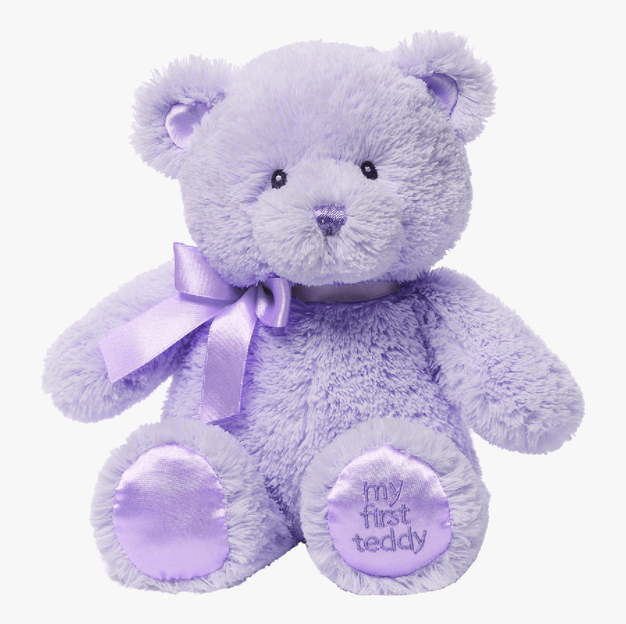 The Purple Teddy Bear - Purple Teddy Bear Png, Transparent Clipart
